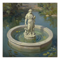 Oil on Canvas rendition of the well of eternity