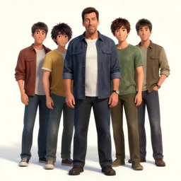 full body portrait of adam sandler. character design by pixar, charlie bowater, ross tran, artgerm, and makoto shinkai, detailed, soft lighting, rendered in octane