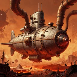 a bulbous biomechanical gieger space-station with massive piping inspired by a nuclear reactor submarine and maschinen krieger, ilm, beeple, star citizen halo, mass effect, starship troopers, elysium, iron smelting pits, high tech industrial, warm saturated colours