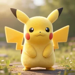 real life pokemon, cute!!!, fluffy!!!, ultra realistic!!!, golden hour, sharp focus