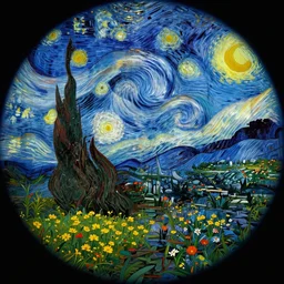 abandoned by vincent van gogh, extraterrestial sunlight fisheye lightpaint infrared uv light studio ghibli lake flowers anime reclaimed by nature forest assassin's creed crystal at night sea at summer fantasy morning sun retro nightsky bioshock synthwave alien galactic nightvision, archdaily, wallpaper, highly detailed, trending on artstation.