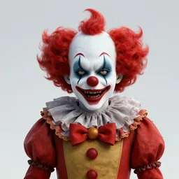 demonic clown 4k, 8k, trending on artstation, artstationHD, artstationHQ, octane render
