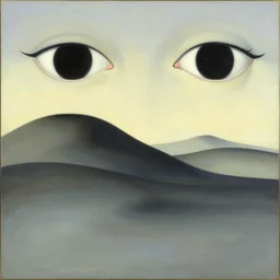 the hills have eyes by Salvador Dali, abstract painting