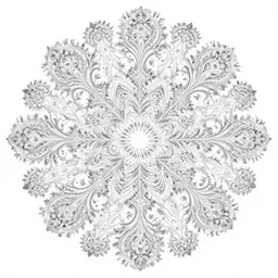 intricate fractal mandala