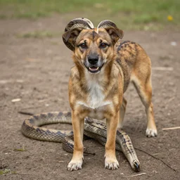 a snake dog hybrid