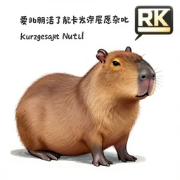 A Capybara, Drawn By Kurzgesagt – In a Nutshell, 4K