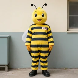 bee dressed as inmate