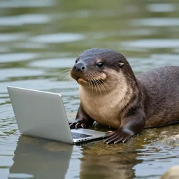 a platypus loves looking at memes