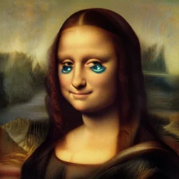 A classic portrait of Vocaloid Kagamine Rin with sparkly eyes as a religious symbol by Leonardo da Vinci, oil painting, year 1506, highly detailed, chiaroscuro
