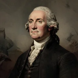 george washington as a blender texture