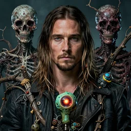 the platonic ideal of jared leto as niander wallace, blade runner 2 0 4 9 and god complex ayahuasca mandelbulb davinci, ego death, detailed, intricate, hyperrealism, intense, scary, decay, cinestill by denis villeneuve and simon stalenhag