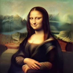 Mona lisa as a cat
