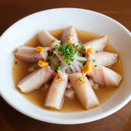 dslr food photograph of ceviche, 8 5 mm f 1. 8