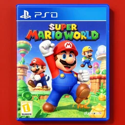 ps1 game cover of super mario world