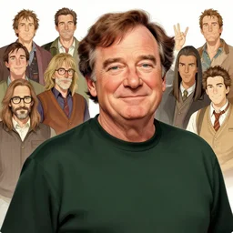 robin williams, realistic, extremely detailed, sharp focus, wide view, smooth, digital illustration, by james jean, by rossdraws, frank franzzeta, mcbess, sakimichan, brosmin, danton fadeev, steve simpson