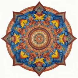 danny davito mandala, surreal, highly detailed, vivid