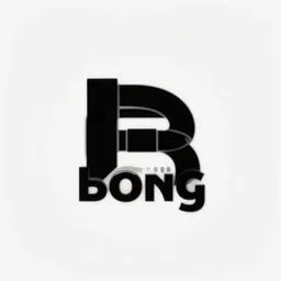 a bong, simplistic iconography, modern logo