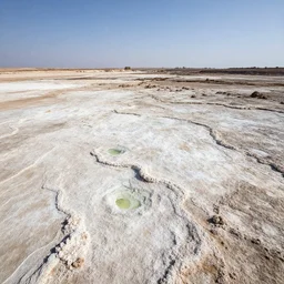 the danakil depression sulfur gypsum