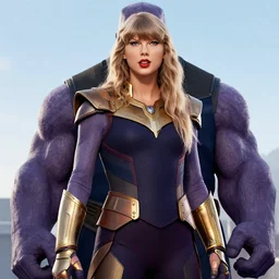 taylor swift as thanos in marvel movie