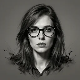 nerdy adult woman character portrait, by james gurney, highly detailed, dynamic shadows, 4 k, splash art