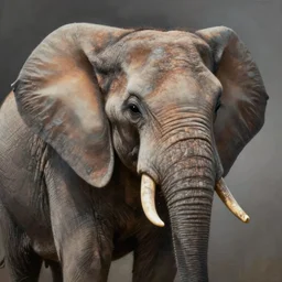 a portrait of an elephant portrait, cute and adorable, pretty, beautiful, art portrait, matte fantasy painting, deviantart, super detailed eyes, super detailed, nose, super detailed, eyes, artstation, by jason felix by steve argyle by tyler jacobson by peter mohrbacher, cinematic