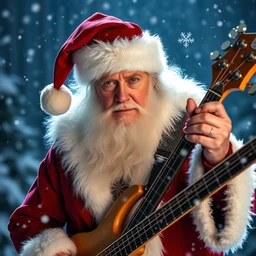 christopher walken as winter warlock from live action santa claus is coming to town movie, rank - bass style