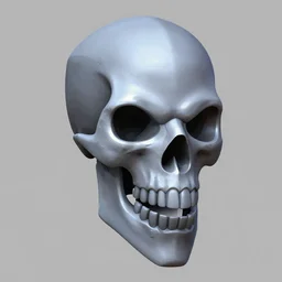 wraith skull, stylized stl, 3 d render, activision blizzard style, hearthstone style, darksiders style