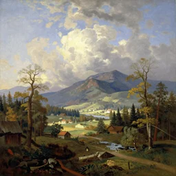 an artwork by albert bierstadt