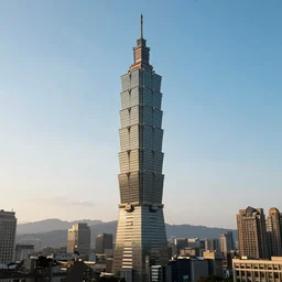 Taipei 101 fighting with the Latinoamericana tower