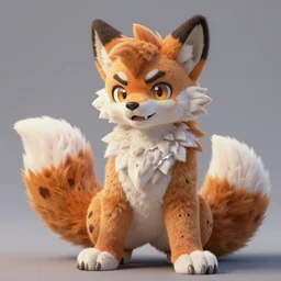 furry fursona hiperrealistic photograph