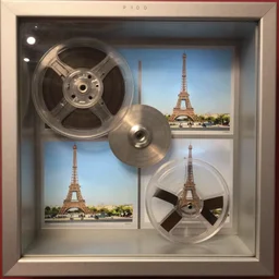 looking inside a viewmaster with a reel of Paris