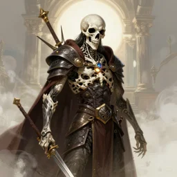 Death Incarnate as a fantasy D&D character, portrait art by Donato Giancola and James Gurney, digital art, trending on artstation
