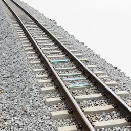 railway made of glass, by shunji dodo, 8 k resolution, high quality