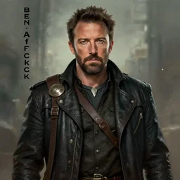 ben affleck portrait as a dnd character fantasy art.
