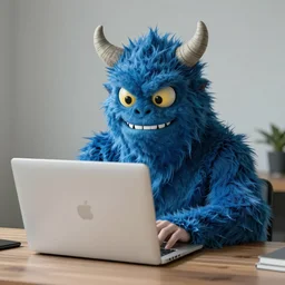 a mimic monster disguised as a laptop
