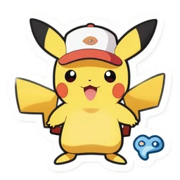 cute miss mascot charmina charmina medicham pokemon sticker art, cronobreaker, beeple game icon