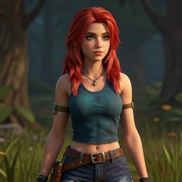 an insanely detailed realistic depiction of beautiful haley from stardew valley, in the style of peter mohrbacher, artgerm, dramatic lighting and composition, octane render, trending on artstation, concept art 8 k