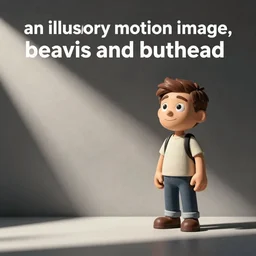 “ an illusory motion image, beavis and butthead ”