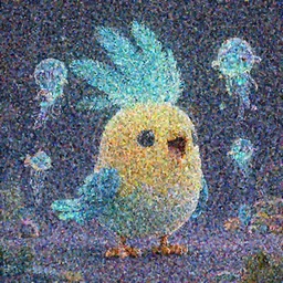 8bit game. cute! c4d, unreal engine, pixar, rimlight, jelly fish, bioluminescent screaming feathers pictoplasma characterdesign toydesign toy monster bird of paradise creature, zbrush, octane, hardsurface modelling, artstation, cg society, by greg rutkowksi, by Eddie Mendoza, by Peter mohrbacher, by tooth wu