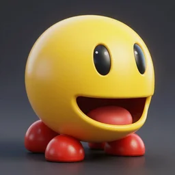 real photo pacman, realistic