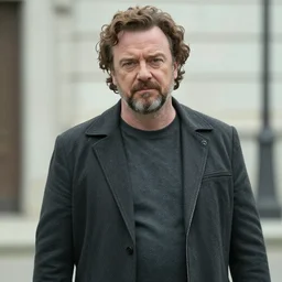 ricky gervais in the walking dead, highly detailed