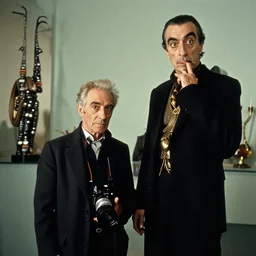 the corbin project, film still from the movie directed by denis villeneuve with art direction by salvador dali, wide lens