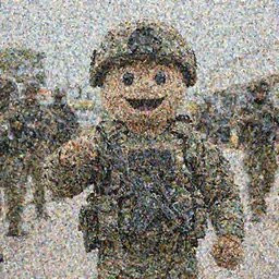 funny mascot of special operations service