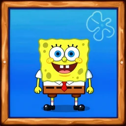 neo geo spongebob game, sprite 2 d