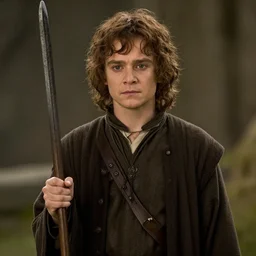 Aaron Paul as Frodo, still from Lord of the Rings