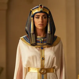 movie still of dua lipa as cleopatra