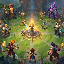 photo cartoon illustration comic manga painting of battle arena environement : 6 fantasy environement, digital painting, volumetric lighting by feng zhu, 3 d alejandro alvarez alena aenami artworks in 4 k beeple, by thomas kinkade hearstone league of legends dofus overwatch