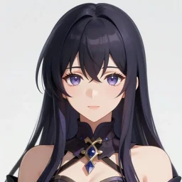 Character concept art of a female anime necromancer || cute-fine-face, pretty face, realistic shaded Perfect face, fine details by Stanley Artgerm Lau, WLOP, Rossdraws, James Jean, Andrei Riabovitchev, Marc Simonetti, and Sakimichan, tranding on artstation