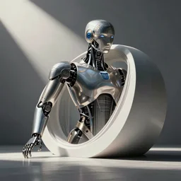 a cyborg designed by zaha hadid
