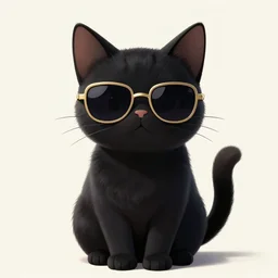 centered!! portrait of a black cat wearing sunglasses, artstation, detailed cartoon, elegant, digital painting, concept art, smooth, sharp focus, illustration, ghibli, makoto shinkai, don bluth, fujita goro, jean giraud, akihiko yoshida, tom whalen 8 k